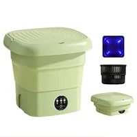 Portable Washing Machine For Baby 4.5L EU US UK Plug Mini Dehydratable Dormitory Student Sock Underwear Panties Rental Travel