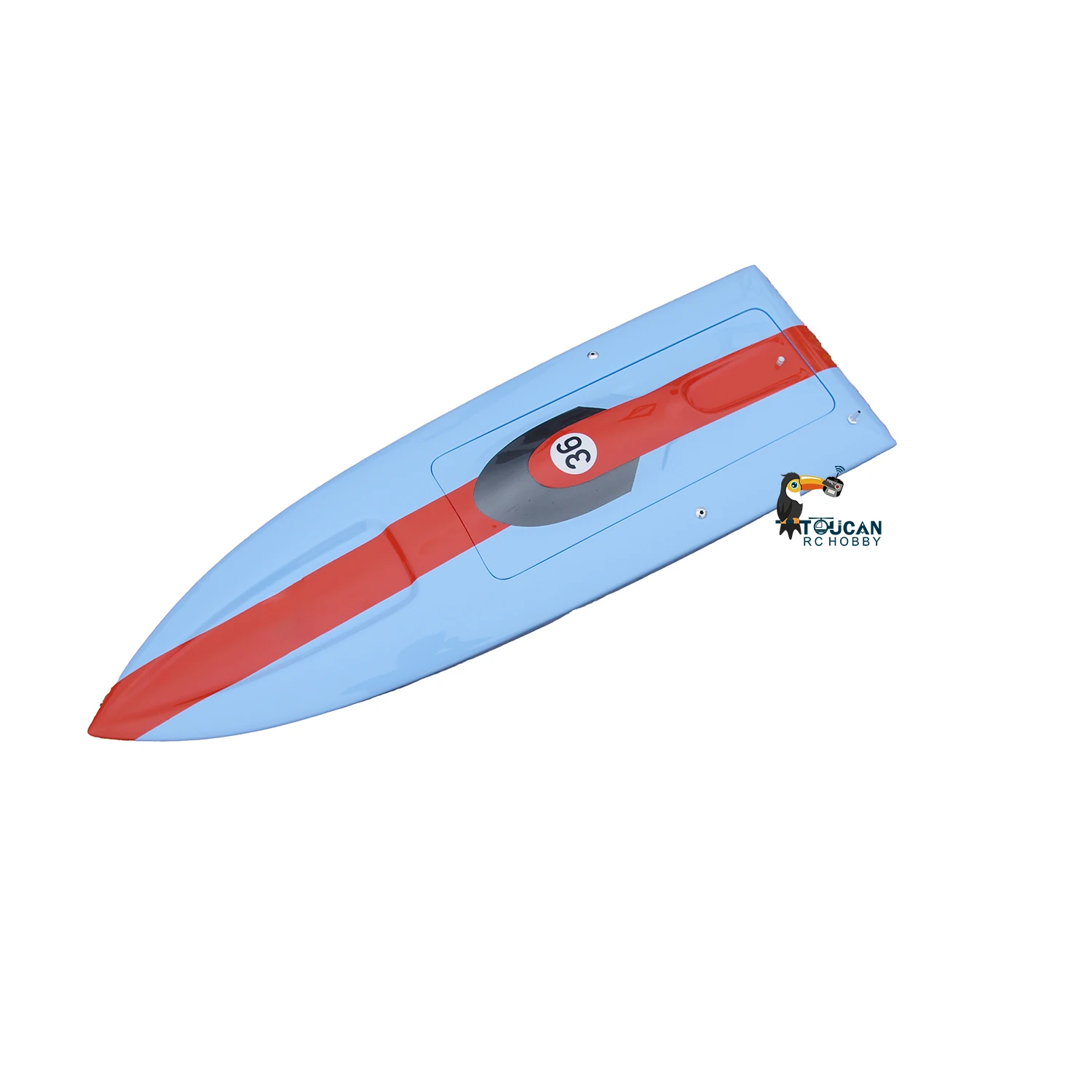 Fiberglass RC Boat Hull for High-Speed Racing Remote Control Toucan DIY Boat E36 KIT Models TH22655 2