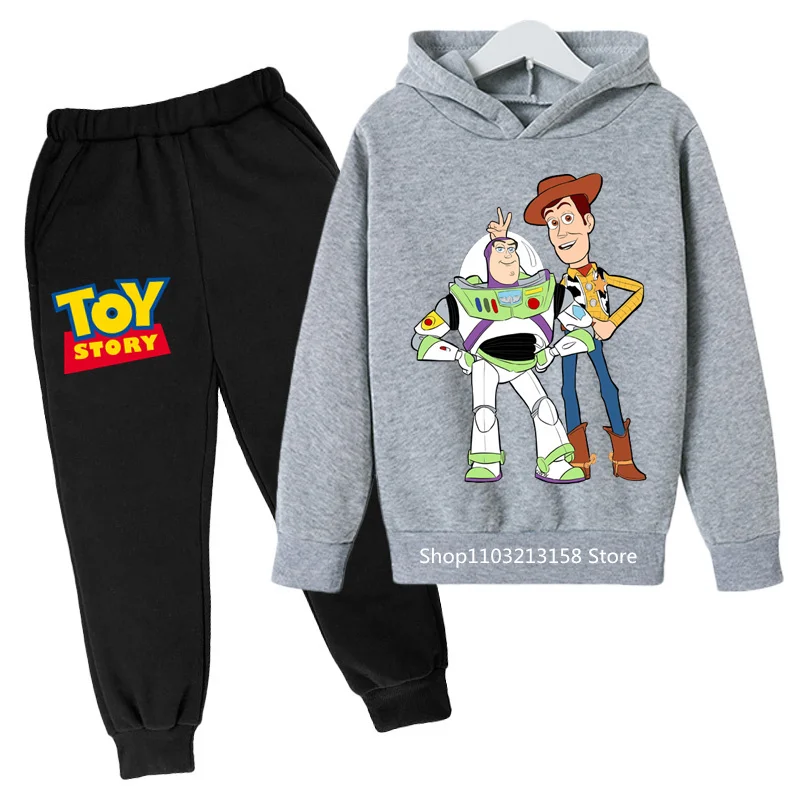 Anime Toy Story Felpa Con Cappuccio Set Per Ragazzi Vestiti Bambini Felpe Con Cappuccio Anime Vestiti Toy Story Felpa Con Cappuccio Ragazze Bambini 3-