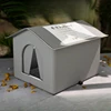 Cat House Weatherproof Safe Outside Winter Warm Pet Sleeping Bed Outdoor Foldable Small Dog Puppy Supply Universal Four Seasons 6