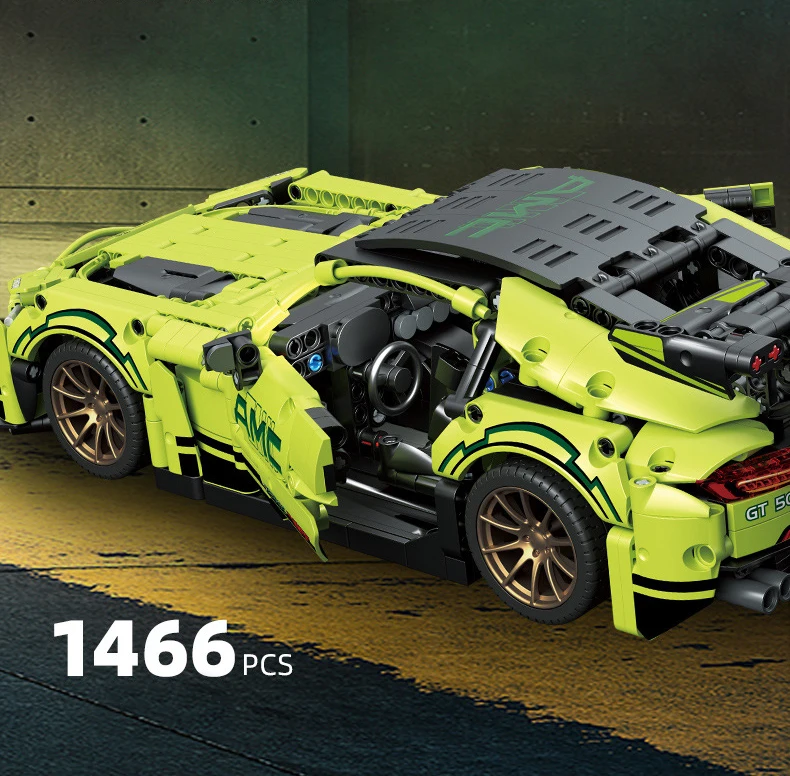 PlaneteJouets.com Amg Gt Verte compatible avec briques LEGO Technic