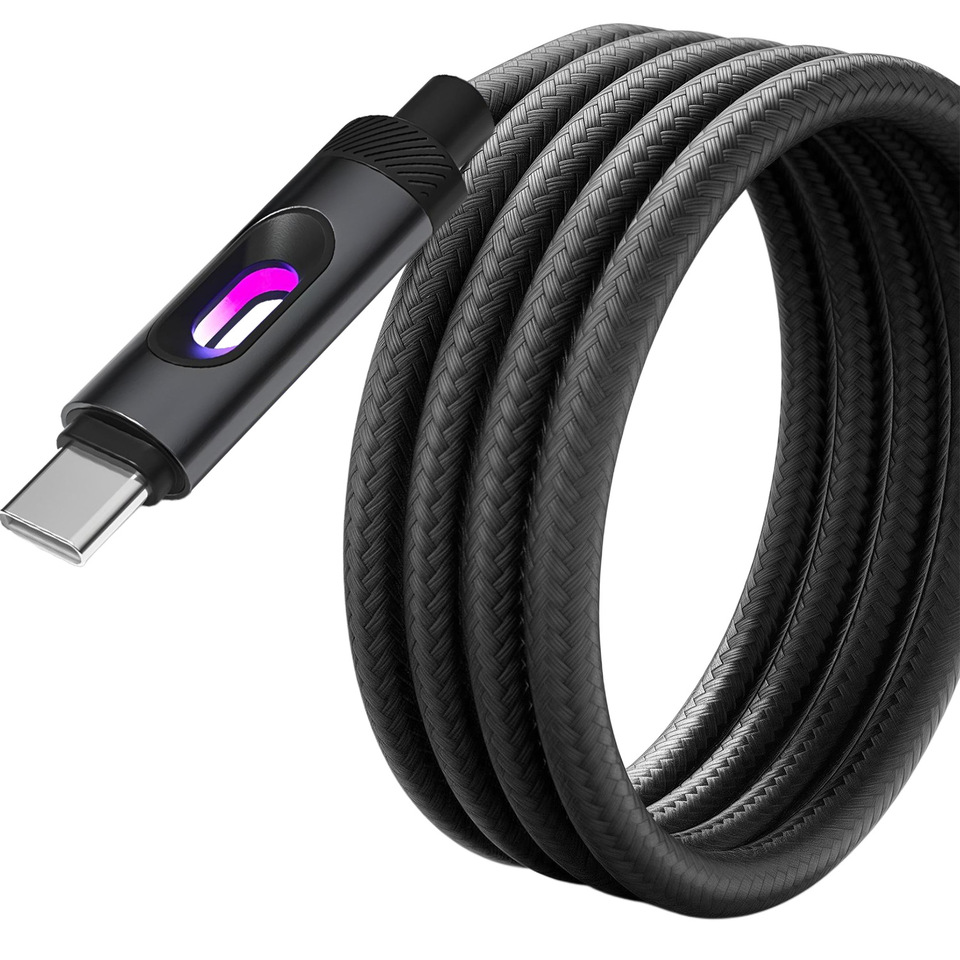  Type C To Type C Fast Charge Cable Universal Extended Nylon Braided PD Data Cord for iphone 17 pro max 16 15 Oneplus Xiaomi Sams 