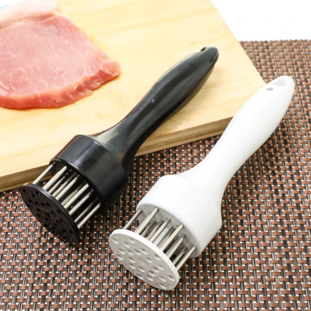 Kitchen Stainless Steel Gadget Meat Tenderizer Needle Steak Pork Chops  Loose Household Meat Hammer Food Cooking Meat Tool - AliExpress