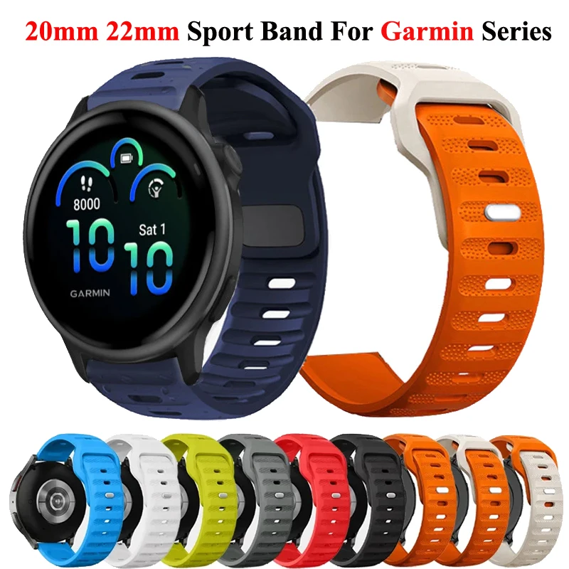 Versatile Silicone Sport Strap - Available in 20mm & 22mm