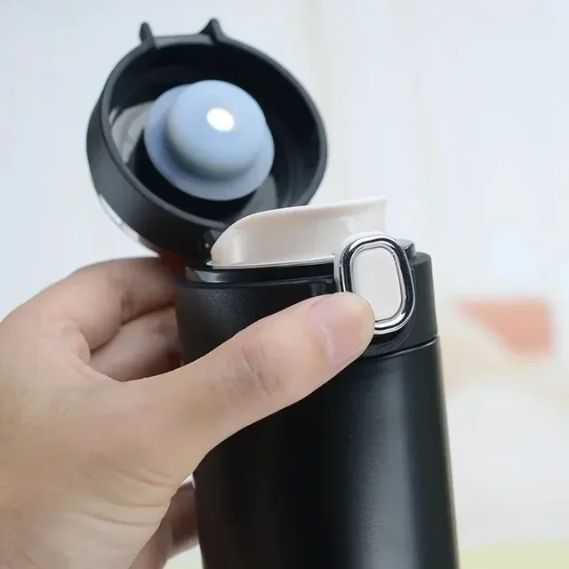 400ML Smart Thermos Stainless Steel Water Bottle Led Digital Temperature Display Coffee Thermal Mugs Intelligent Insulation Cups 6