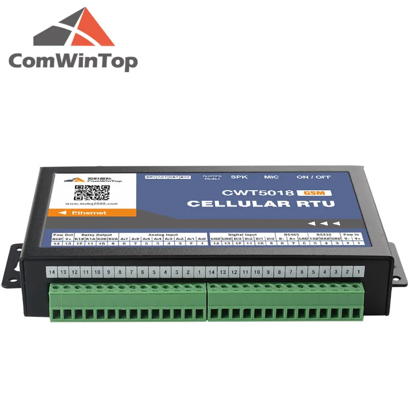릴레이 모듈 rs485 modbus, 릴레이 출력 무선 3g/4g RTU, 디지털 입력 및 sim 슬롯 및 오일 및 가스 용 이더넷 포함