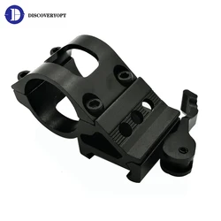 25.4mm QD 45 Degree Offset with 25.4mm/ 30mm Rings Hunting Rifle Flashlight Bracket Clip Mount for 20mm Picatinny Rail Holder