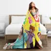 Danny Go Cartoon Music Education Fleece Throw Blankets Dance Blanket for Sofa Couch Warm Bedspreads Quilt Breathable 3