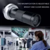 4K Full HD Industrial Microscope C-Mount Digital Camera PCB Welding Mobile Phone Repair Soldering Microscope, Double LED Light 6