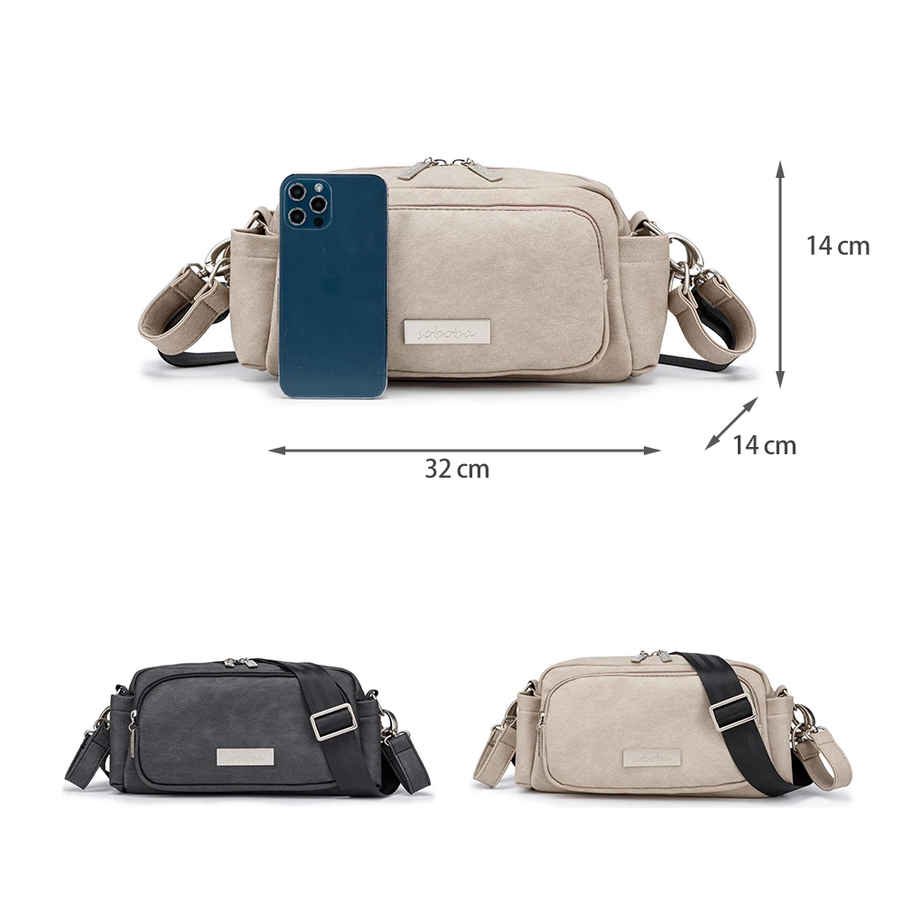 Soboba Stroller Bag for Baby Multi-function Nappy Changing Bags Adjustable Shoulder Strap Large Capacity for Baby Essentials 2
