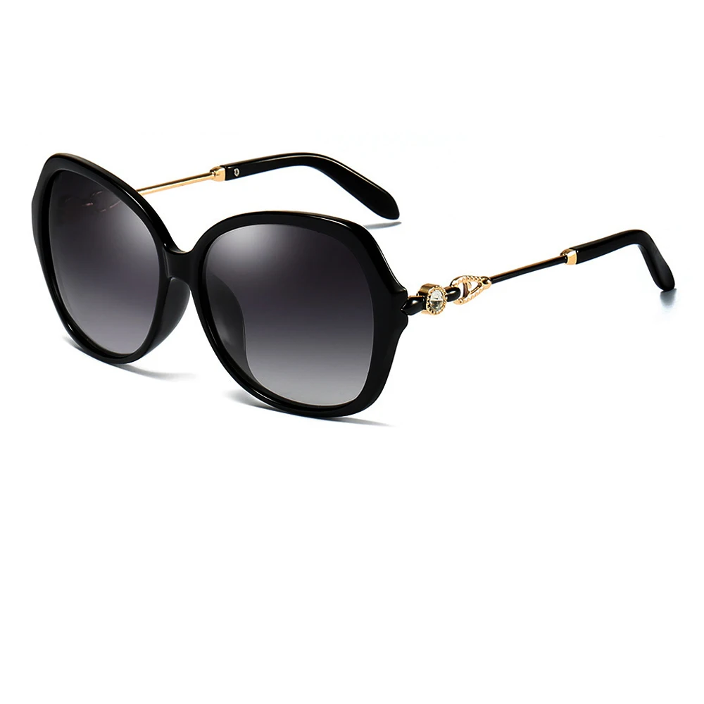

Butterfly Ladies Women Shopping Driver Sun Glasses Polarized Mirror Sunglasses Custom Made Myopia Minus Prescription -1 to -6