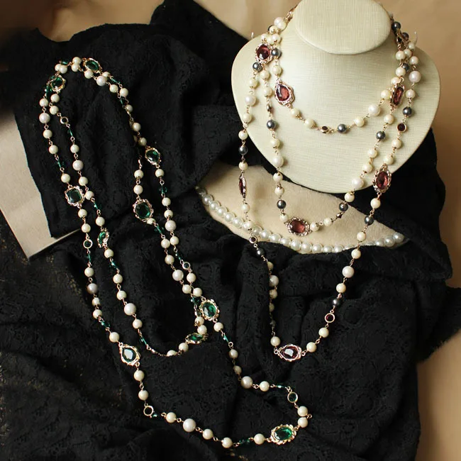 Collana Lunga Con Ciondolo - Donna - Accessori - Di Cg Bijoux Art | Su - Foto 9