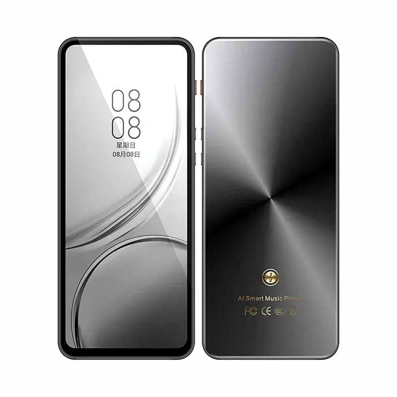 16GB WiFi Bluetooth MP5 MP4 MP3 Spaker 4.8&ldquo; HiFi Sound Music Player with Browser Google Service Youtube Spotify Recorder Video mp4 player,music player,mini media player