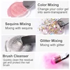 NICOLE DIARY 30ml Color Mixing Gel Nail Polish Soak Off UV LED Nail Glitter Sequins Fusion Gel Varnish Manicure Decoration Tool 5