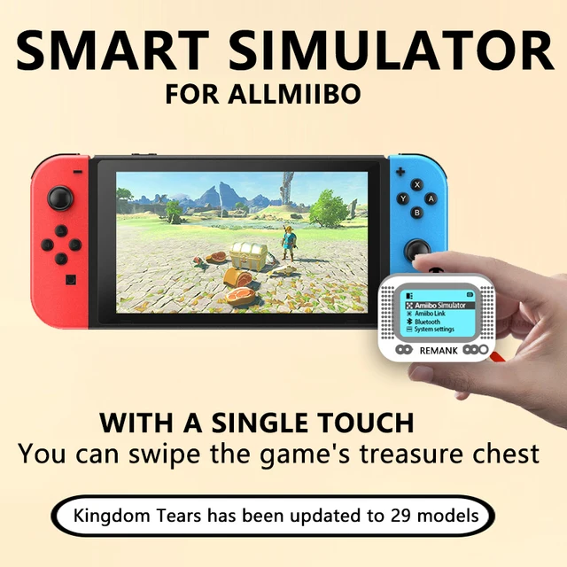 REMANK For Amiibo Pixl Emulator NFC Pixl Infinite Swipe For pixl Amiibo Emulator Switch Smart Simulator Game Console Accesories