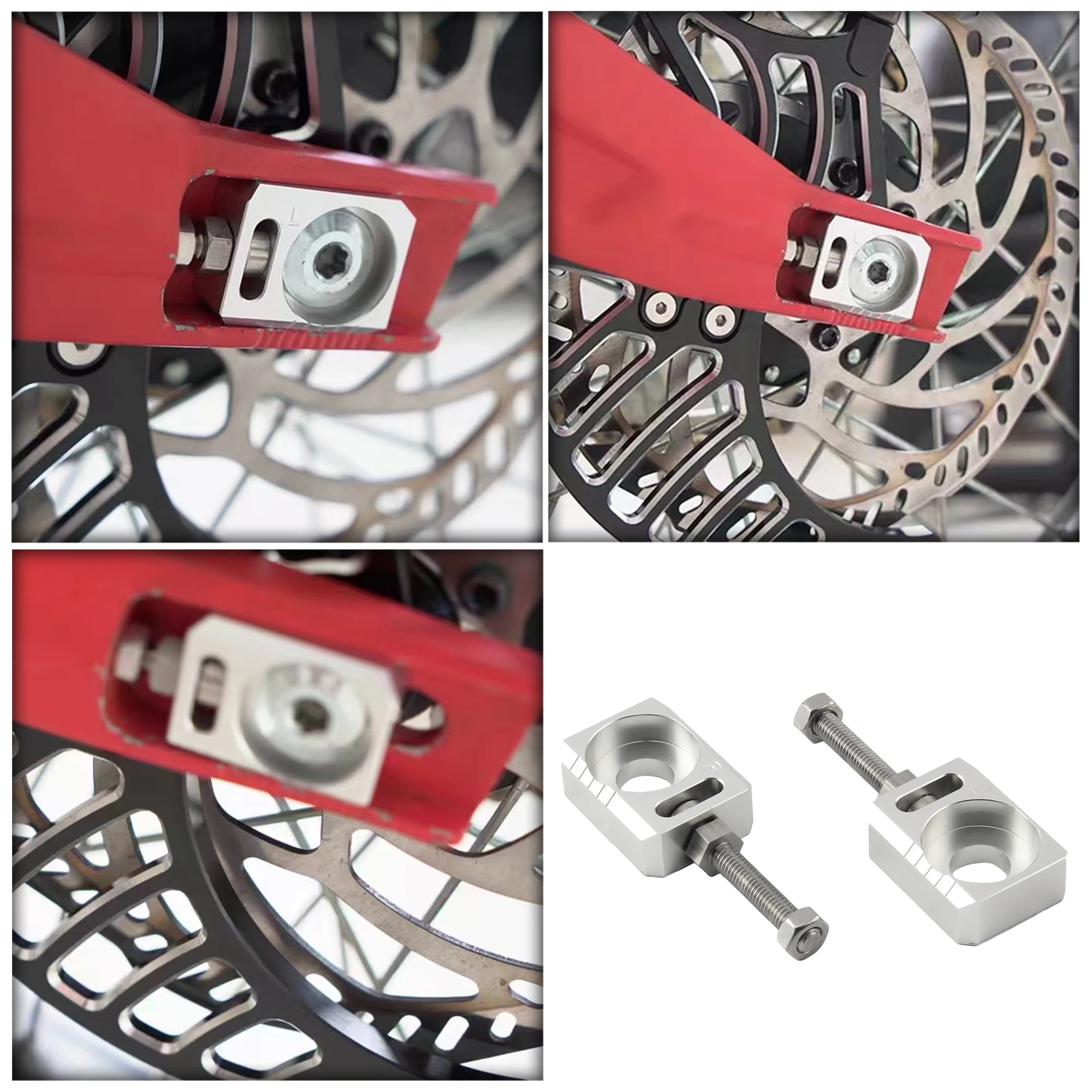 Per Sur-Ron Light Bee Chain Adjuster Talaria Sting Block Surron Parts Lega Di Alluminio Electric Dirt Bike Accessori Moto