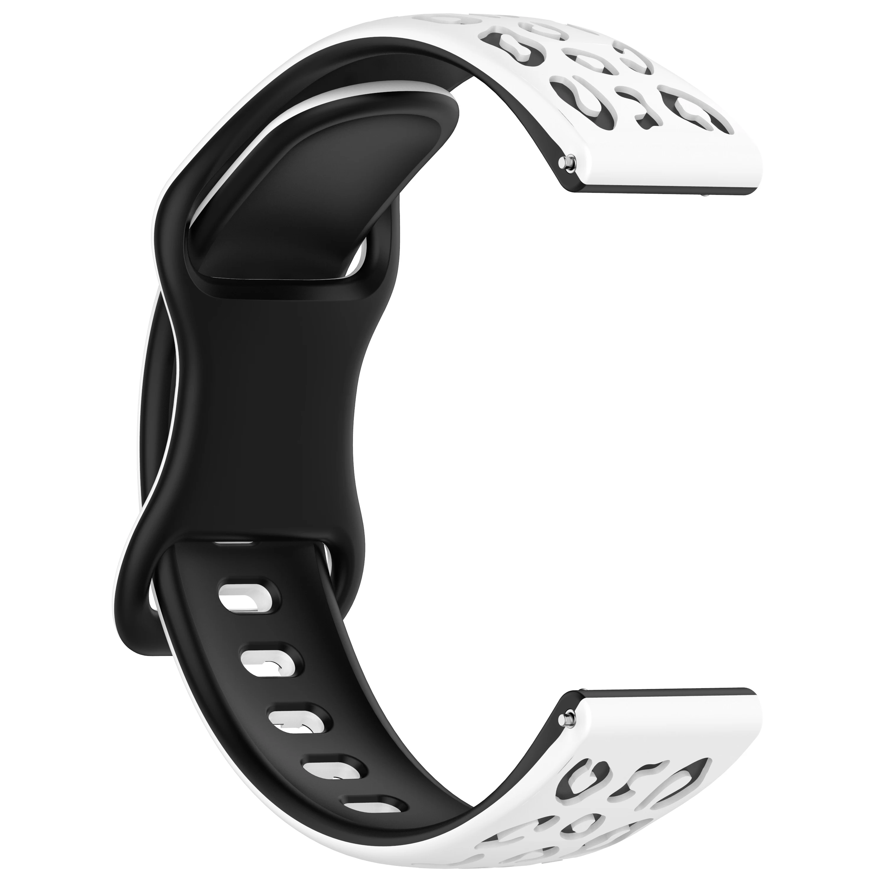 Leopard Silicone Watch Band - 20mm Adjustable Strap
