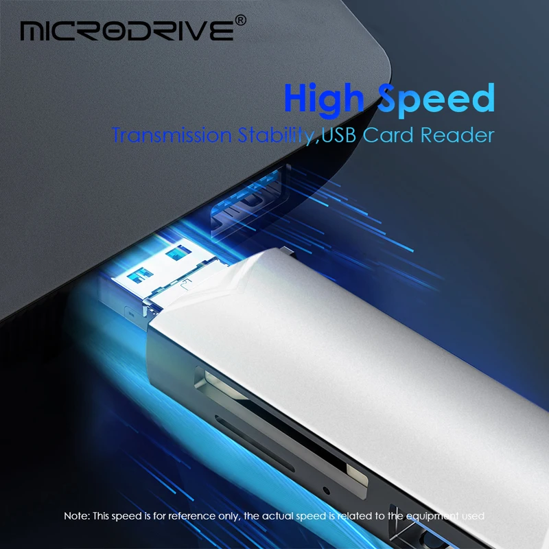 6 in 1 OTG 유형 C SD TF 카드 리더기 USB 3.0 마이크로 USB 플래시 드라이브 어댑터 5Gbps 고속 전송 다기능 카드 리더기
