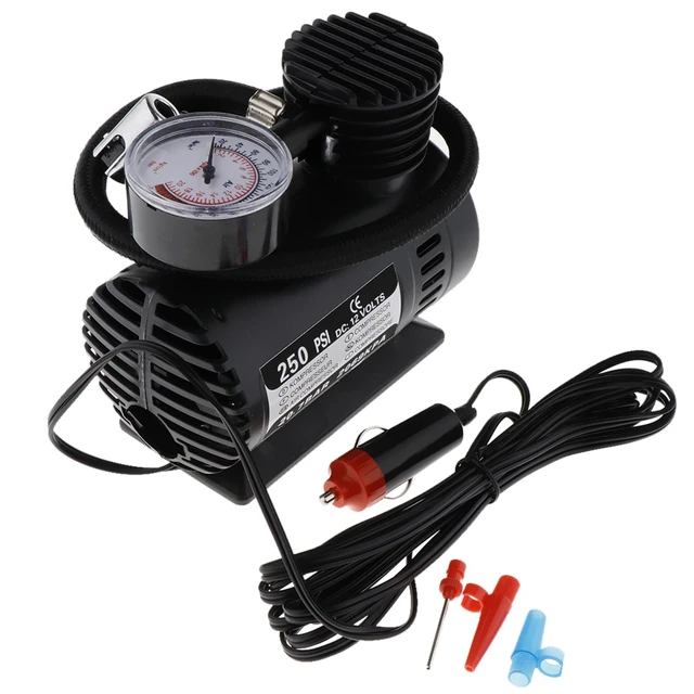 Portable Mini Air Compressor Electric Tire Inflator Pump 12 Volt Car 12V  250PSI