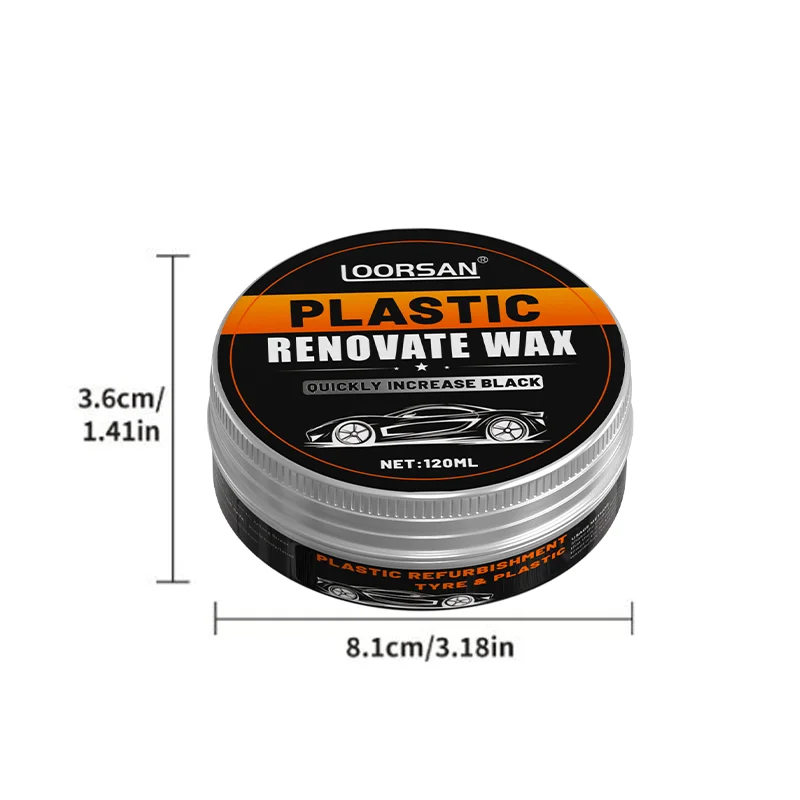 Universal Leather and Plastic Repair Polishing Wax - Automotive interior reconditioning cream for leather/plastic/rubber care 6