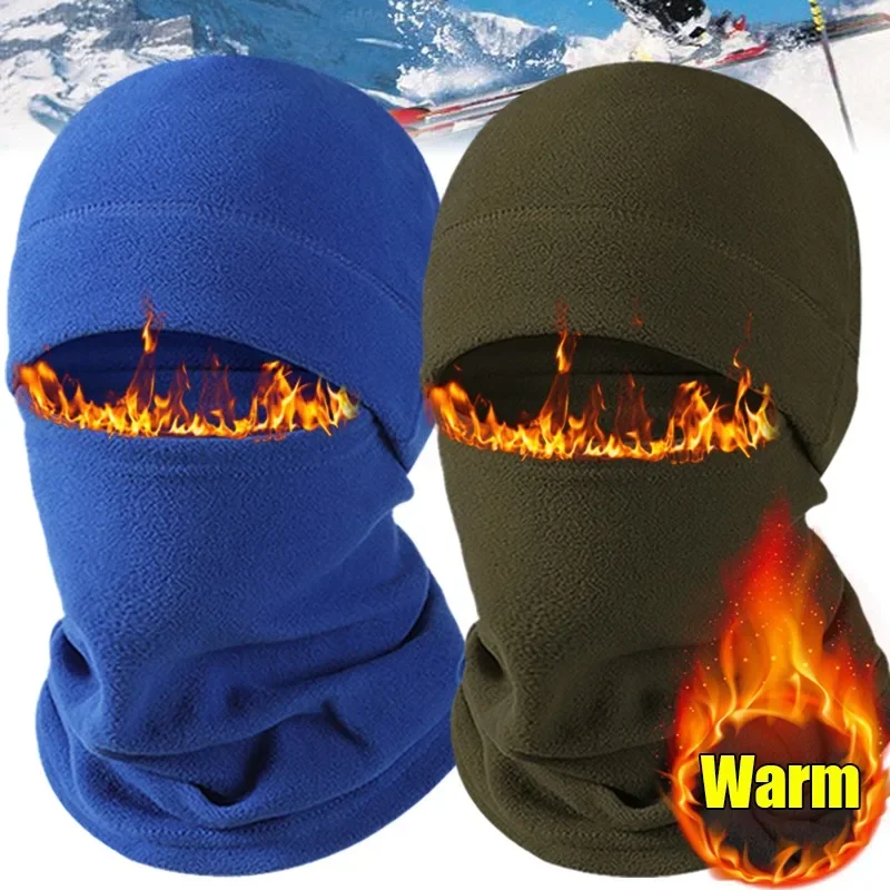 Winter Polar Coral Hat Fleece Balaclava Men Face Mask Neck Warmer Beanies Thermal Head Cover Tactical Military Sports Scarf Caps winter windproof hiking caps men warm thermal fleece balaclava face beanies ski bike motorcycle neck warmer helmet hat 2020