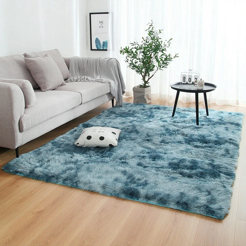 

Inyahome Thick Carpet for Living Room Plush Rug Children Bed Room Fluffy Floor Carpets Window Bedside Home Decor Rugs Soft Mats