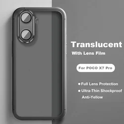 Custodia protettiva in silicone cristallino traslucido con protezione per la fotocamera