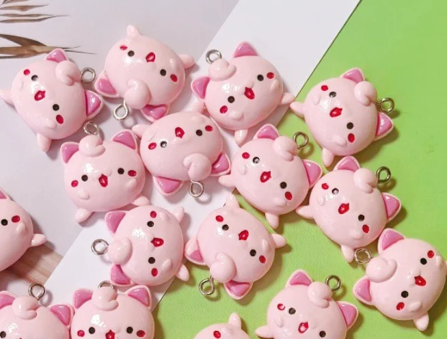 Anime-Inspired Colorful Resin and Enamel Charms Set for Creative Jewelry and DIY Crafts