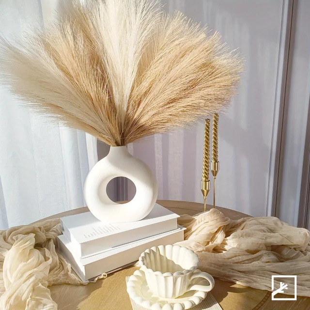 Artificial Pampas Grass Decoration Stems 4