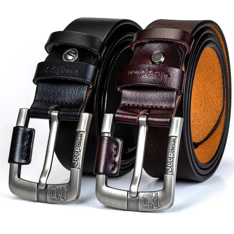 Men's Leather Reversible Belt for Suit 28 / 70 cm - Black Brown | Capo Pelle