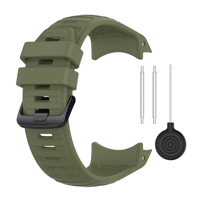 Premium Silicone Strap Replacement for Smartwatch - Elegant and Durable Wristband