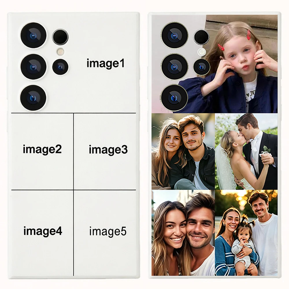Personalized Shockproof Black Phone Case with Custom Photo Design