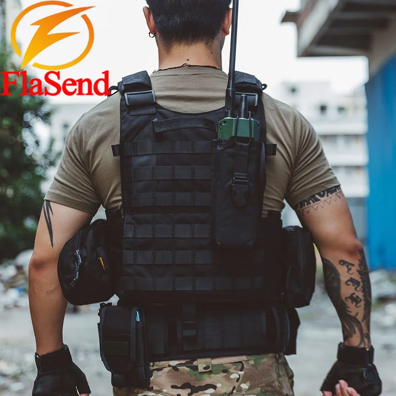 Outdoor Vest Adjustable Breathable Strong And Sturdy Decompression  Sleeveless Protection Shockproof Elastic Waist Tactical Vest - AliExpress