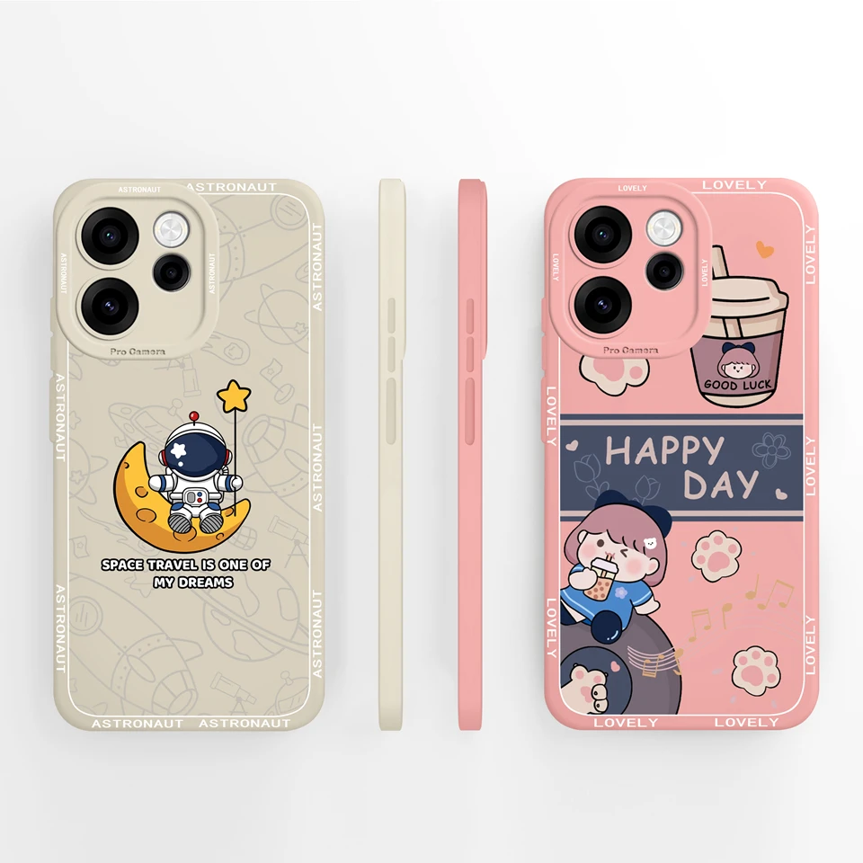 Cute Kitten Moon Shockproof Case with Camera Protection
