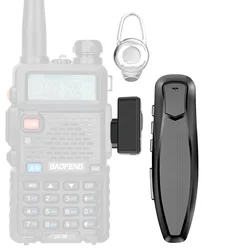 Baofeng Wireless Bluetooth PTT Headset Earpiece - Hands-Free Communication Solution (Add USB Cable)