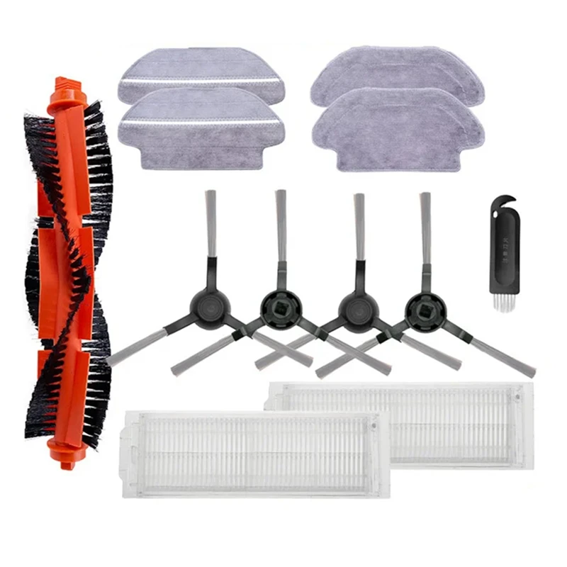 

Сменные аксессуары для робота-пылесоса MGTEC Twinboth S9, запасной Hepa-фильтр, основная боковая щетка, тряпка