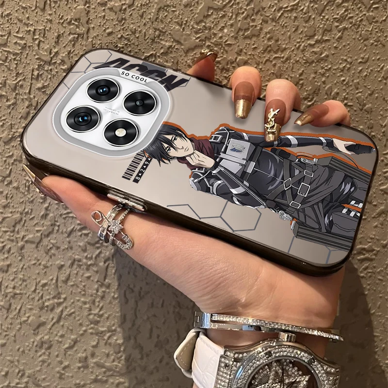 Levi Ackerman Comic Style Frosted Acrylic Phone Case
