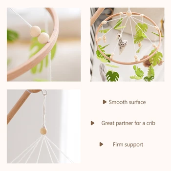 Baby Crib Mobile Rattle Toy - Wooden Toys 6