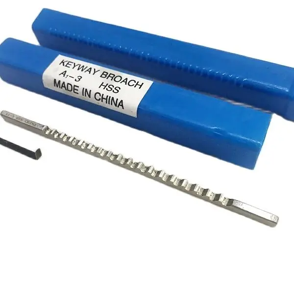 3mm A Push-Type Keyway Broach Metric Sized High Speed Steel for CNC Cutting Machine Tool