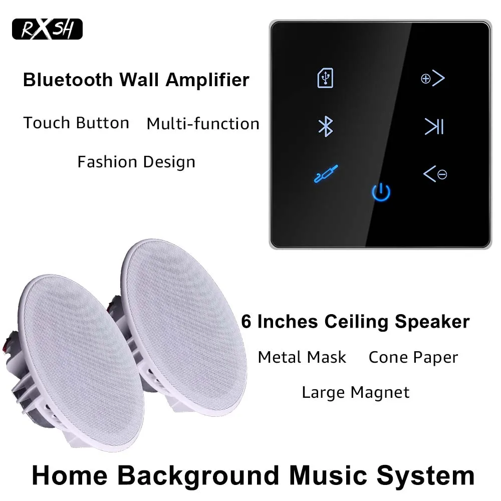 Wall Amplifier Smart Home Audio System Ceiling Home Theater Speaker