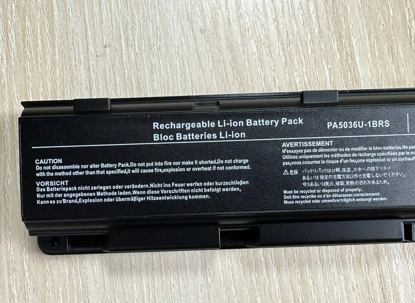 PA5036U-1BRS Bateria do portátil para Toshiba, Qosmio