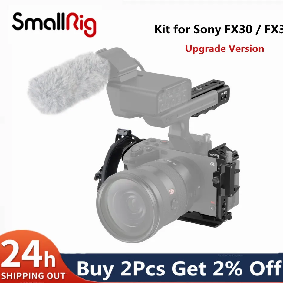 Kit Gabbia Per Fotocamera Portatile Smallrig Full Cage Protettivo Per Sony Fx30 Fx3 Fx 30 4184 Versione Di Aggiornamento