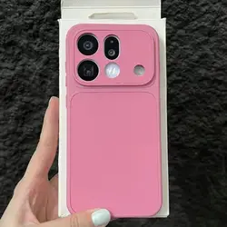 Premium Liquid Silicone Frosted Phone Case with Shockproof Non - Slip Soft Bumper - OPPO Find X9s Pro (F1)