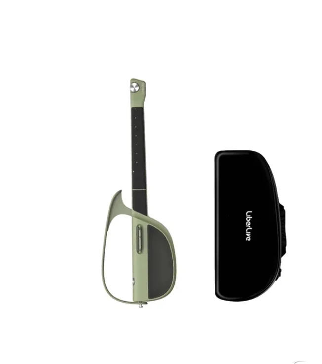LiberLive C1 Stringless Foldable Smart Travel Guitar Fusion Accompaniment with Guitar Bag Strap
