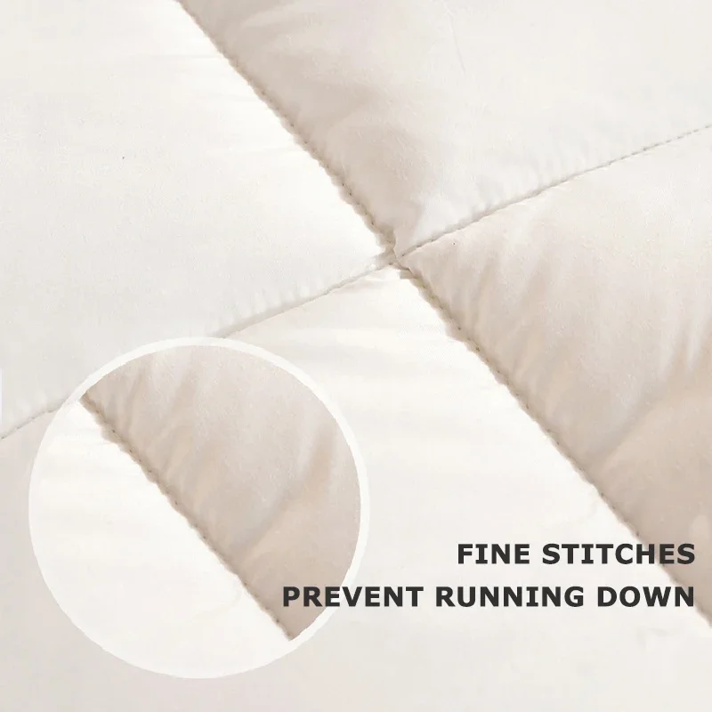 95% White Goose Bed Duvet Super King Size Duvet Luxurious Goose Feather & Down Quilt Anti Allergen Ultra Bounce Hollowfibre Quil 2