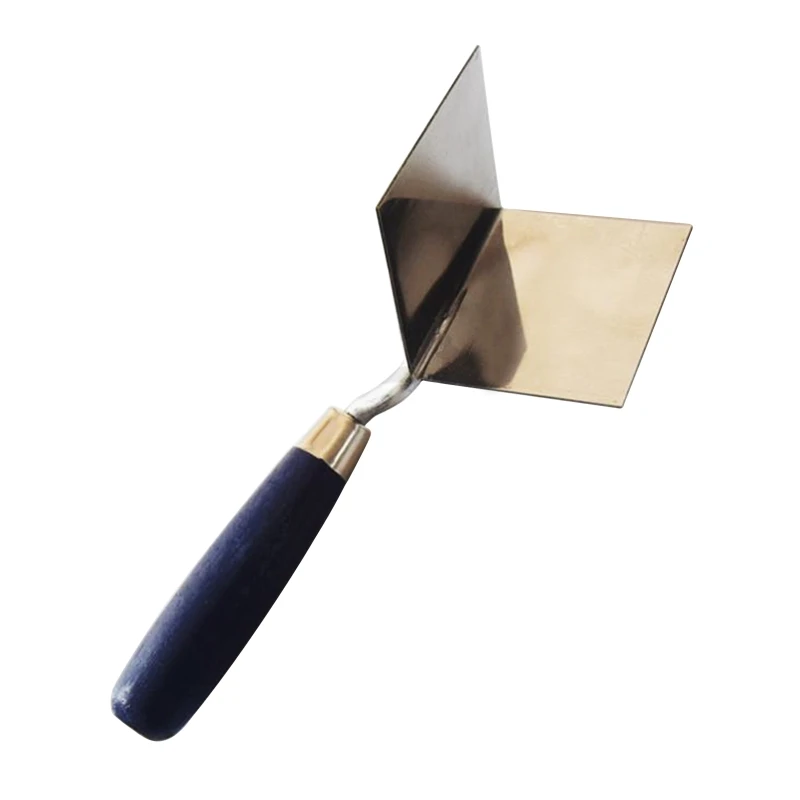 Plastering trowel drywall finishing tool inner and outer corner eraser 90 degree right angle stainless steel trowel knife