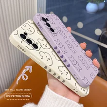 

Happy Bear Phone Case For Realme 6 6i 7 7i 7 8 Pro C12 C15 C25 C25S C20 C11 C1 F9 F9 F17 F19 F19 Pro Reno5 Silicone Cover