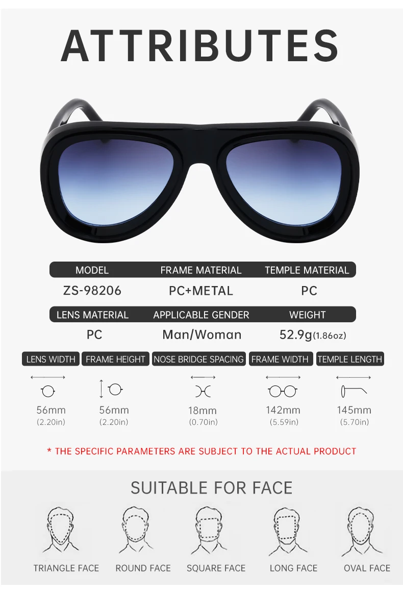 Steampunk Oval Frame Sunglasses Full Color Variety Showcase