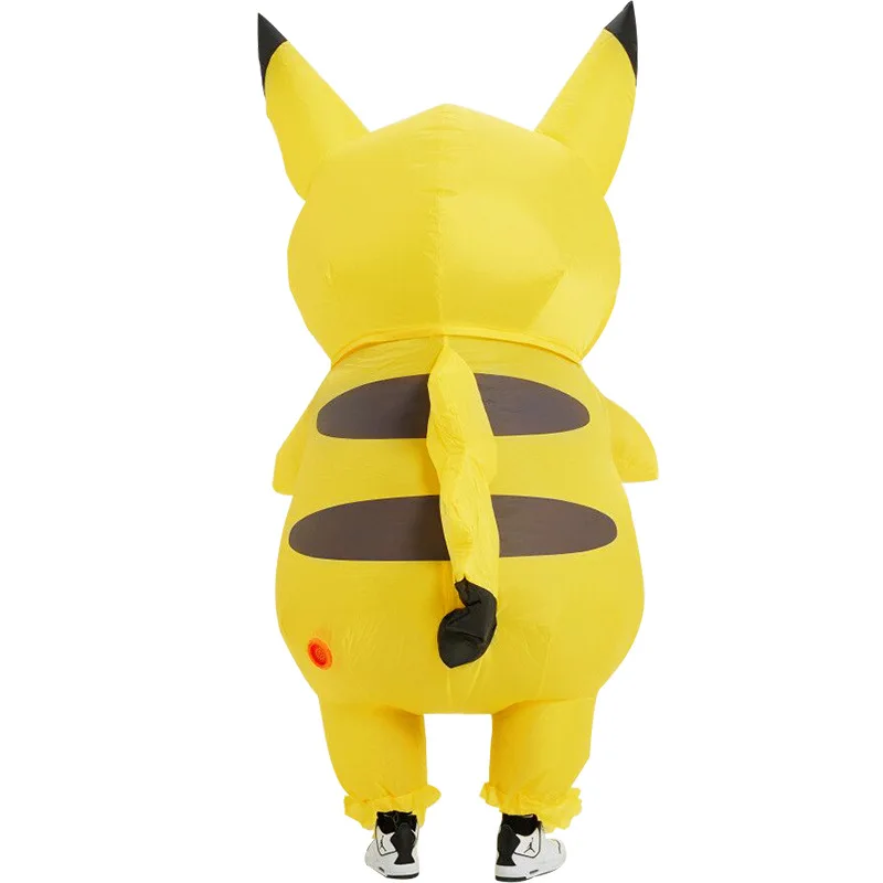 Pokemon roupas infláveis boneca adereços traje crianças dia das bruxas  adulto crianças desempenho pikachu dos desenhos animados vestir-se -  AliExpress