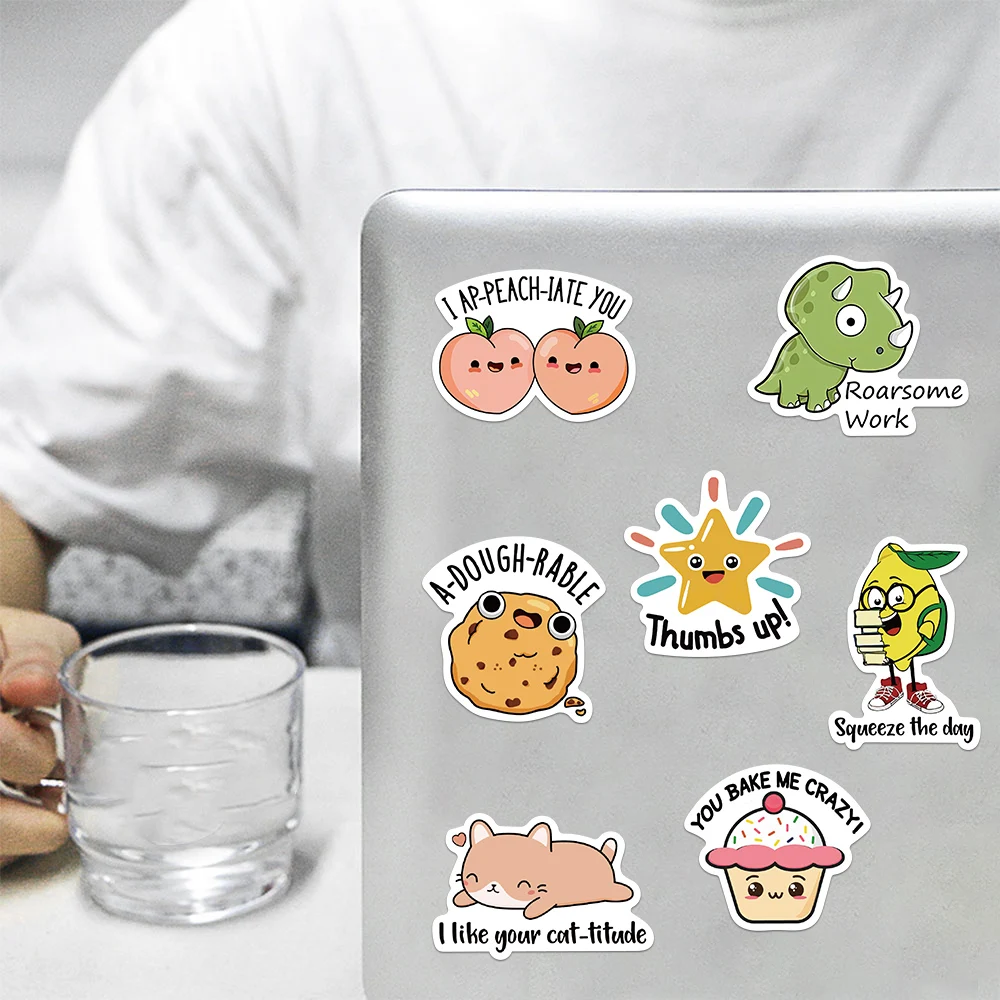 80/240/400/640PCS Punny Teacher Stickers for Students Reward Stickers for  Kids Cute Animal Incentives Stickers